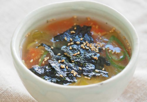 韓国のりスープ