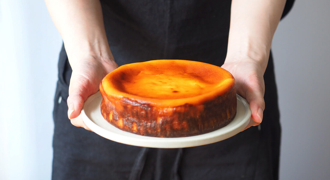 シンプルチーズケーキの出来上がり写真