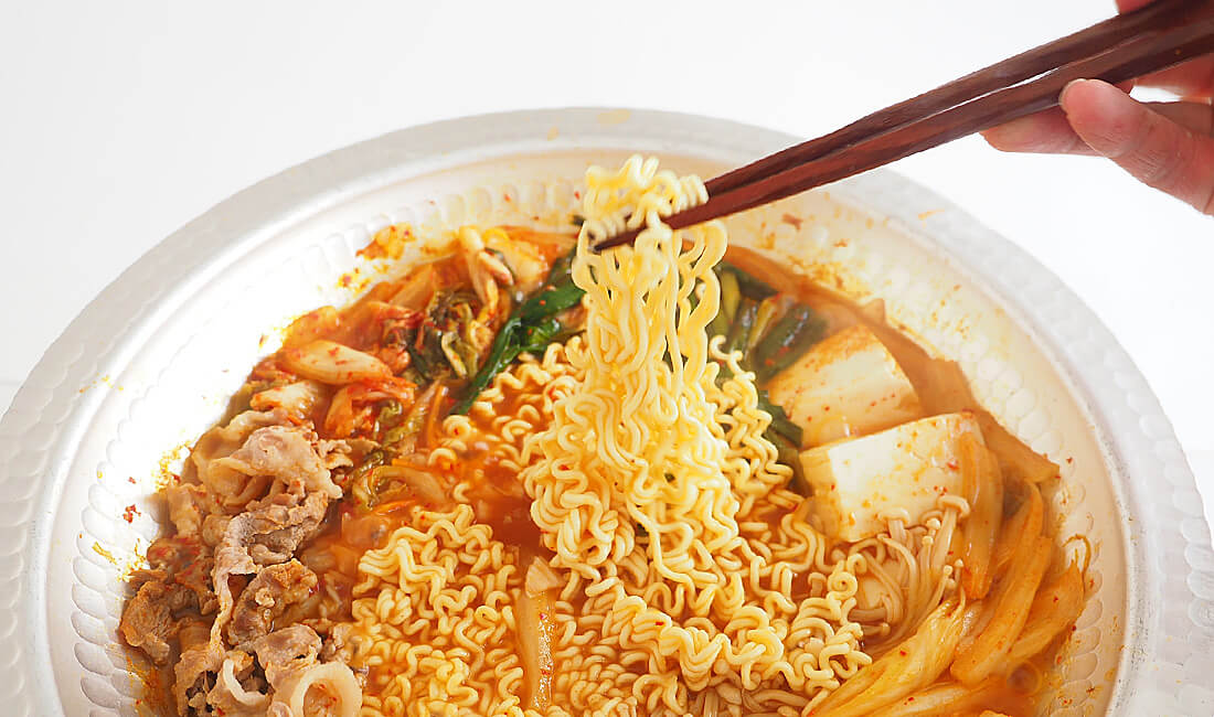 〆のラーメンの写真