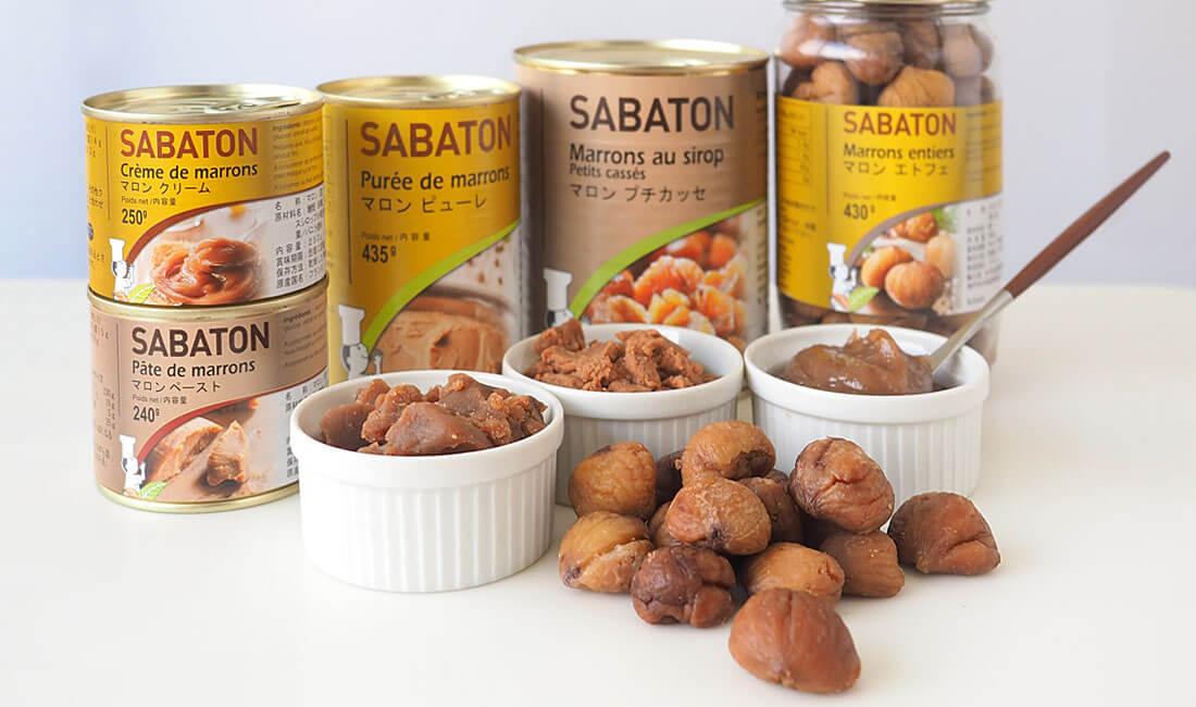 今月限定】 SABATON サバトン マロンクリーム  （1kg×12缶）（北海道・沖縄への発送は行っておりません）：包装資材と菓子材料販売のi-YOTA