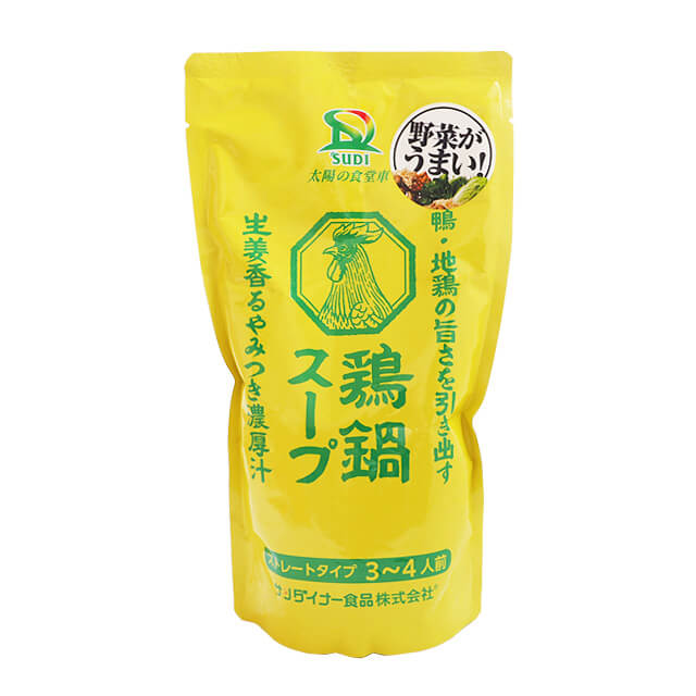サンダイナー食品 鶏鍋スープ 600g