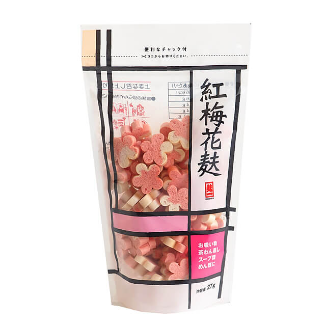 《常陸屋本舗》紅梅花麩【27g】