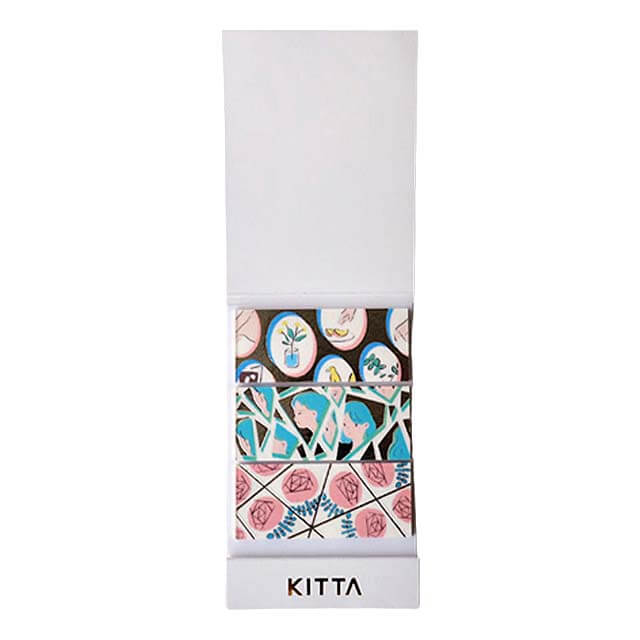 KITTA マスキングテープ(ミラー) 30枚入(10枚×3柄)