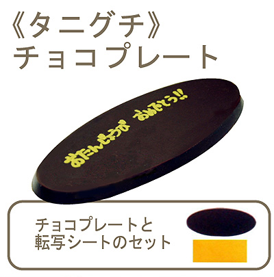《たにぐち》チョコプレート（BM-20ファインプレート）【10g×1個】（個包装）