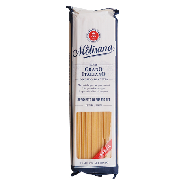 《ラ・モリサーナ》スパゲット・クアドラート（キタッラ）・ブロンズNo.1【500g】