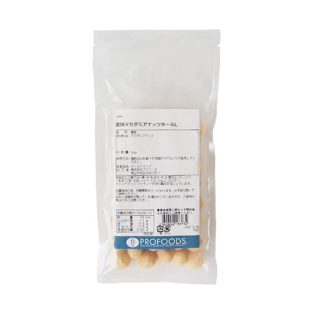 マカダミアナッツホールL 100g
