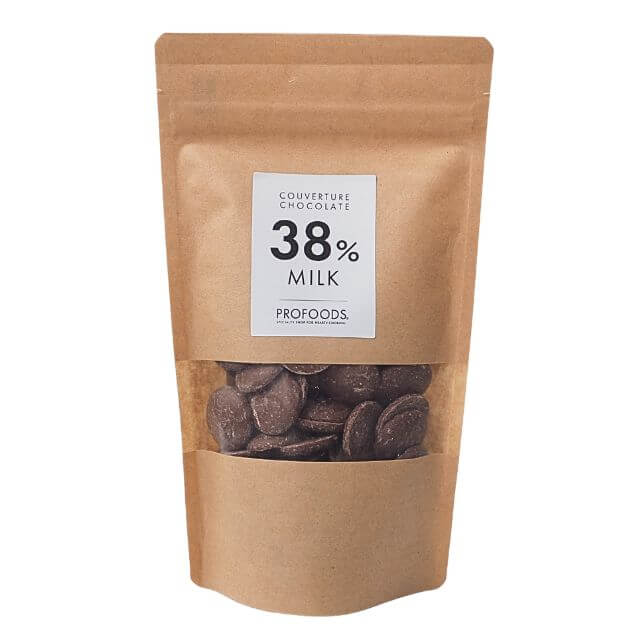 クーベルチュール 38％ ミルクチョコレート 180g