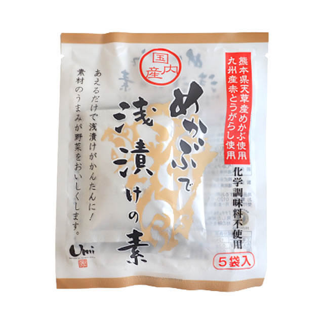 ベストアメニティ めかぶで浅漬けの素 35g（7g×5袋）