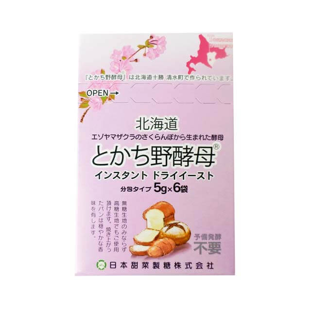 《日本甜菜製糖》北海道 とかち野酵母 分包タイプ【5g×6袋】
