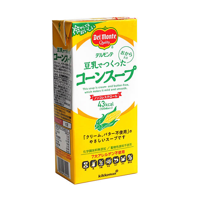 《デルモンテ》豆乳でつくったコーンスープ【1000ml】