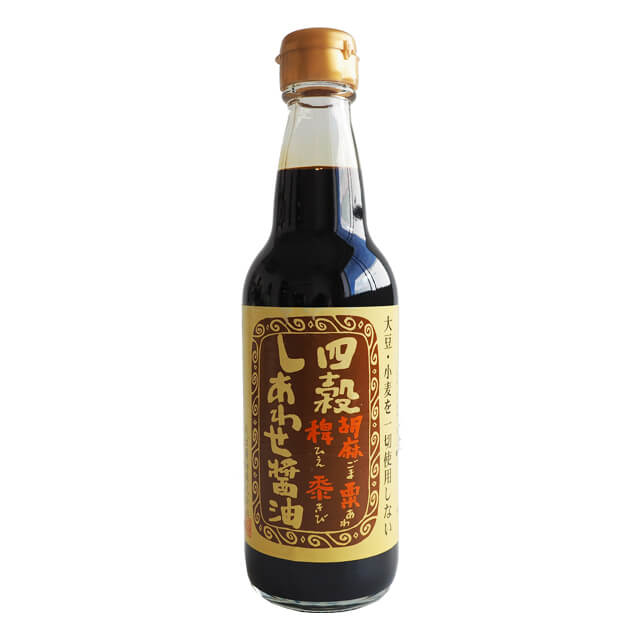 《ちば醤油》四穀しあわせ醤油【360ml】