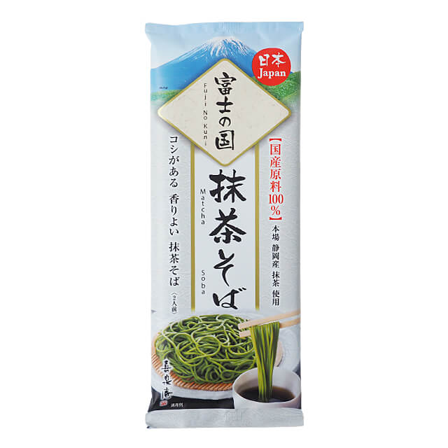 《池島フーズ》富士の国 抹茶そば【180g】