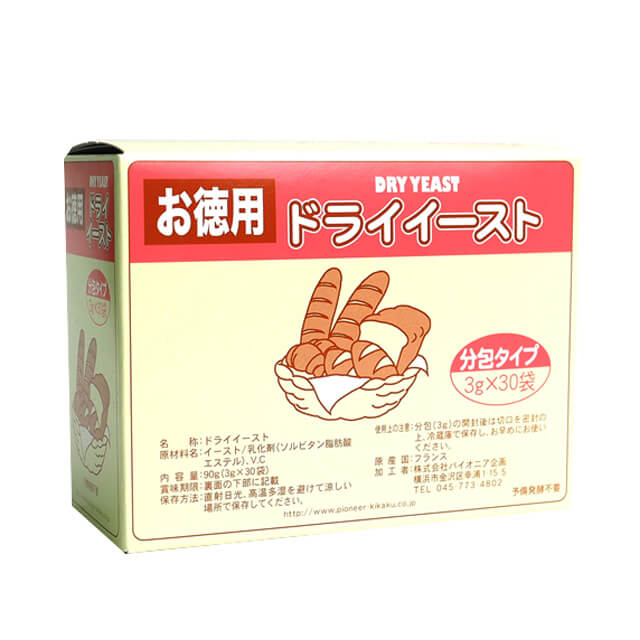 《パイオニア企画》お徳用ドライイースト【3g×30袋】