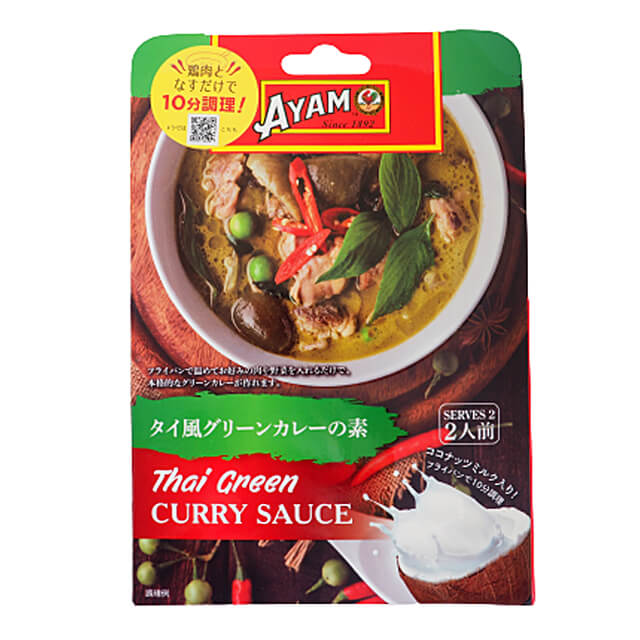 アヤム タイ風グリーンカレーの素　2人前