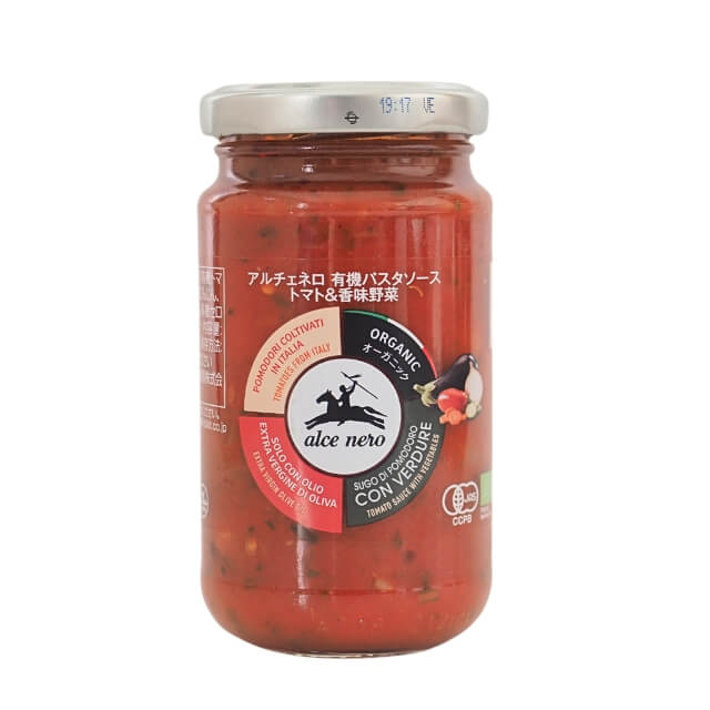 アルチェネロ 有機パスタソース トマト＆香味野菜 200g