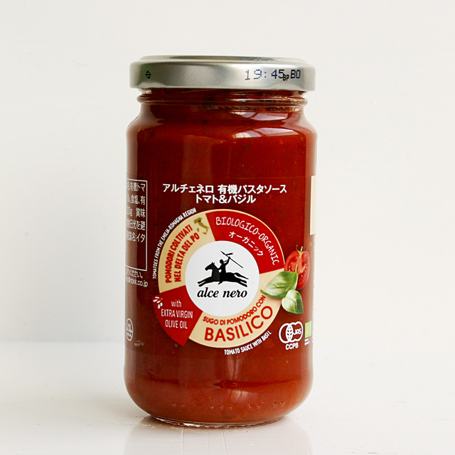 《アルチェネロ》有機パスタソース　トマト＆バジル【200g】