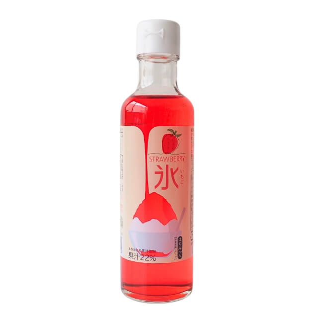 《中村商店》かき氷シロップいちご【200ml】