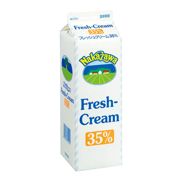 冷蔵 中沢乳業 フレッシュクリーム35％ 1000ml
