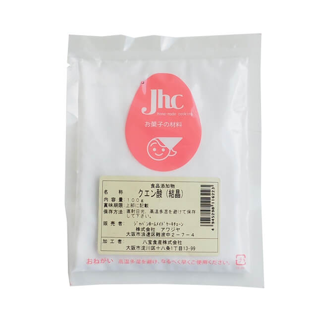 《Jhc》クエン酸（結晶）【100g】