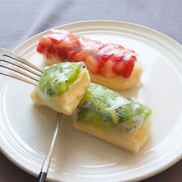 フルーツ生春巻き